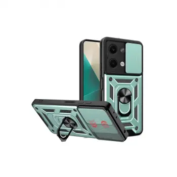 Xiaomi Poco X6 Kılıf Pars Lens Yüzüklü Silikon - Yeşil