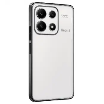 Xiaomi Poco X6 Pro Kılıf Razer Lensli Silikon - Gümüş