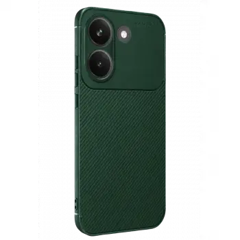 Xiaomi Poco X8 Pro Auto Focus Karbon Kapak - Koyu Yeşil