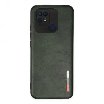 Xiaomi Redmi 10c Kılıf Loop Deri Silikon - Yeşil