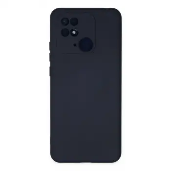 Xiaomi Redmi 10c Kılıf Nano İçi Kadife Silikon - Lacivert