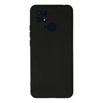 Xiaomi Redmi 10c Kılıf Nano İçi Kadife Silikon - Siyah