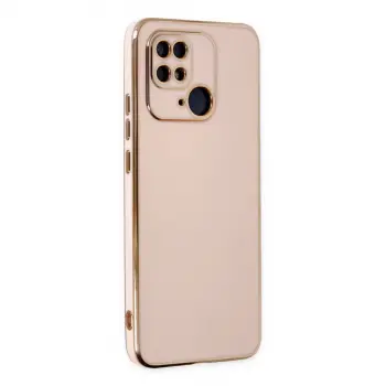 Xiaomi Redmi 10c Kılıf Volet Silikon - Pembe