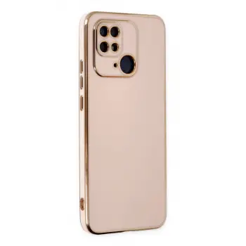 Xiaomi Redmi 10c Kılıf Volet Silikon - Pembe