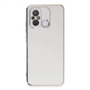 Xiaomi Redmi 12c Kılıf Volet Silikon - Beyaz