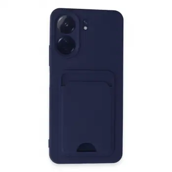 Xiaomi Redmi 13c Kılıf Kelvin Kartvizitli Silikon - Lacivert