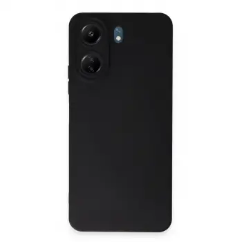 Xiaomi Redmi 13c Kılıf Nano İçi Kadife Silikon - Siyah