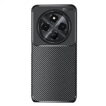 Xiaomi Redmi 14c Kılıf Auto Focus Karbon Kapak - Siyah