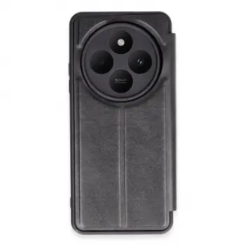 Xiaomi Redmi 14c Kılıf Flip Cover - Siyah
