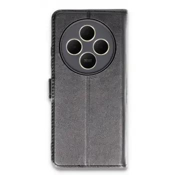 Xiaomi Redmi 14c Kılıf Trend S Plus Kapaklı Kılıf - Siyah