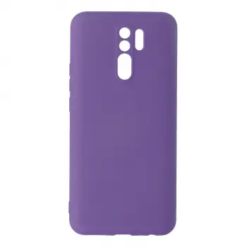 Xiaomi Redmi 9 Kılıf Nano İçi Kadife Silikon - Mor