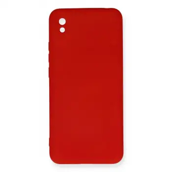 Xiaomi Redmi 9a Kılıf Nano İçi Kadife Silikon - Kırmızı