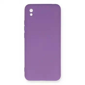 Xiaomi Redmi 9a Kılıf Nano İçi Kadife Silikon - Mor