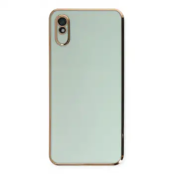 Xiaomi Redmi 9a Kılıf Volet Silikon - Açık Yeşil