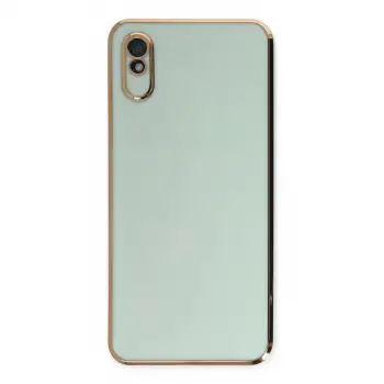 Xiaomi Redmi 9a Kılıf Volet Silikon - Açık Yeşil