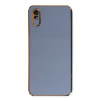 Xiaomi Redmi 9a Kılıf Volet Silikon - Mavi