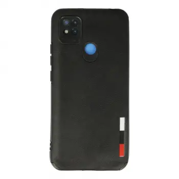 Xiaomi Redmi 9c Kılıf Loop Deri Silikon - Siyah