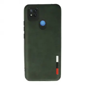 Xiaomi Redmi 9c Kılıf Loop Deri Silikon - Yeşil