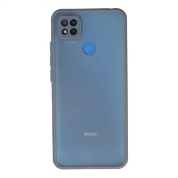 Xiaomi Redmi 9c Kılıf Montreal Silikon Kapak - Gri