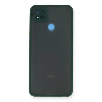 Xiaomi Redmi 9c Kılıf Montreal Silikon Kapak - Yeşil