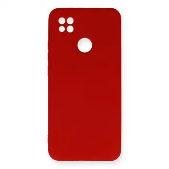 Xiaomi Redmi 9c Kılıf Nano İçi Kadife Silikon - Kırmızı