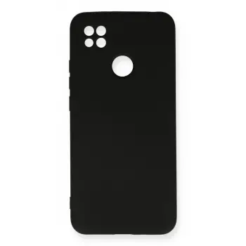 Xiaomi Redmi 9c Kılıf Nano İçi Kadife Silikon - Siyah