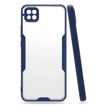 Xiaomi Redmi 9c Kılıf Platin Silikon - Lacivert