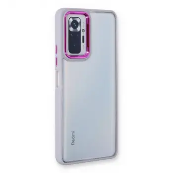 Xiaomi Redmi Note 10 Pro Kılıf Dora Kapak - Lila