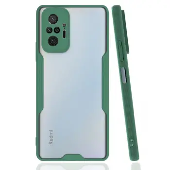 Xiaomi Redmi Note 10 Pro Kılıf Platin Silikon - Yeşil