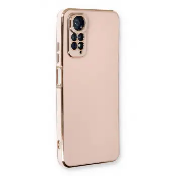 Xiaomi Redmi Note 11 Kılıf Volet Silikon - Pembe