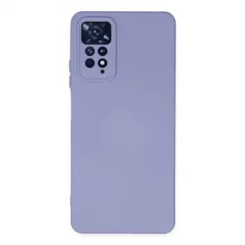 Xiaomi Redmi Note 11 Pro Kılıf Nano İçi Kadife Silikon - Lila