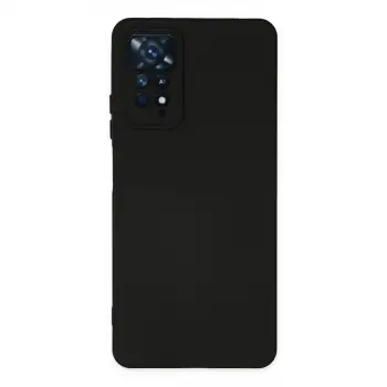 Xiaomi Redmi Note 11 Pro Kılıf Nano İçi Kadife Silikon - Siyah