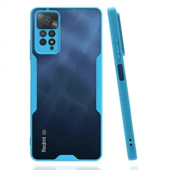 Xiaomi Redmi Note 11 Pro Kılıf Platin Silikon - Mavi