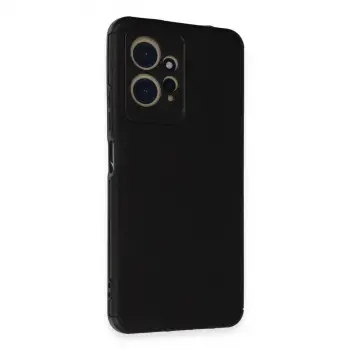 Xiaomi Redmi Note 12 4g Kılıf Loop Deri Silikon - Siyah