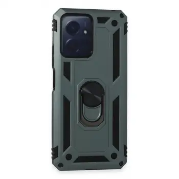 Xiaomi Redmi Note 12 4g Kılıf Sofya Yüzüklü Silikon Kapak - Yeşil