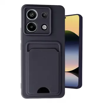 Xiaomi Redmi Note 13 Pro 5g Kılıf Kelvin Kartvizitli Silikon - Siyah