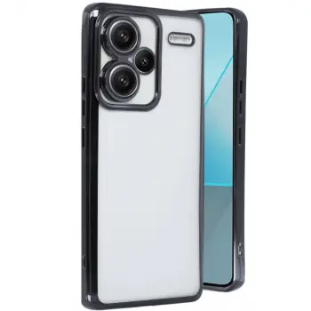 Xiaomi Redmi Note 13 Pro Plus Kılıf Razer Lensli Silikon - Siyah