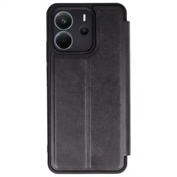 Xiaomi Redmi Note 14 4g Kılıf Flip Cover - Siyah