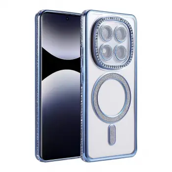Xiaomi Redmi Note 14 Pro 5g Joke Simli Magneticsafe Kılıf - Mavi