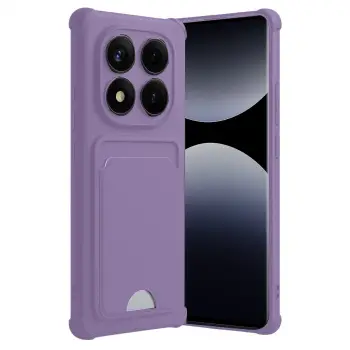 Xiaomi Redmi Note 14 Pro Plus Kelvin Kartvizitli Silikon - Lila