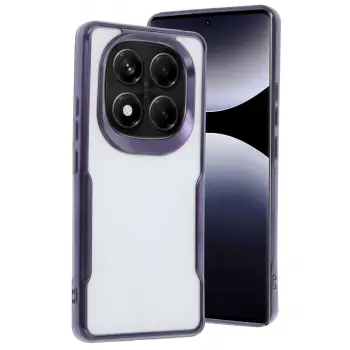 Xiaomi Redmi Note 14 Pro Plus Kılıf Boyi Silikon Kapak - Derin Mor