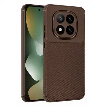 Xiaomi Redmi Note 15 4g Auto Focus Karbon Kapak - Kahverengi