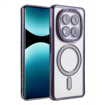 Xiaomi Redmi Note 15 Pro Plus 5g Joke Simli Magneticsafe Kılıf - Derin Mor