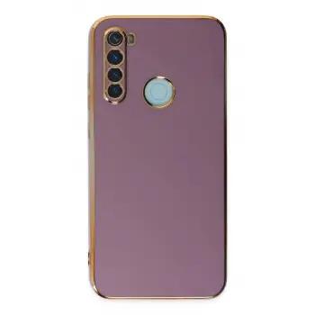 Xiaomi Redmi Note 8 Kılıf Volet Silikon - Mor