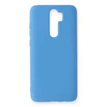 Xiaomi Redmi Note 8 Pro Kılıf Nano İçi Kadife Silikon - Mavi