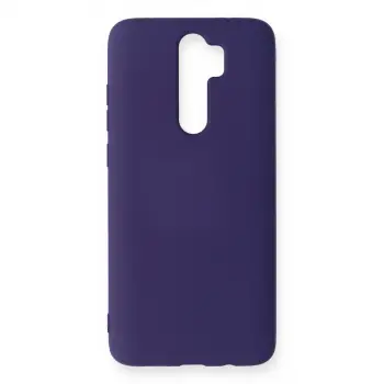 Xiaomi Redmi Note 8 Pro Kılıf Nano İçi Kadife Silikon - Mor