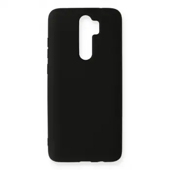 Xiaomi Redmi Note 8 Pro Kılıf Nano İçi Kadife Silikon - Siyah