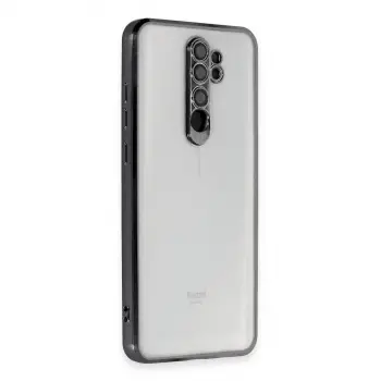 Xiaomi Redmi Note 8 Pro Kılıf Razer Lensli Silikon - Siyah
