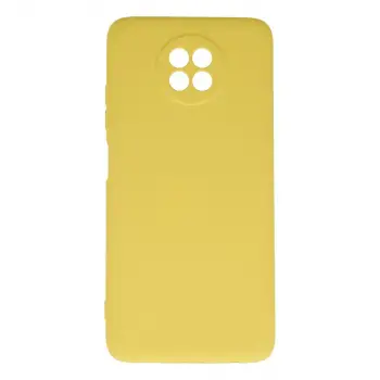 Xiaomi Redmi Note 9 5g Kılıf Nano İçi Kadife Silikon - Sarı