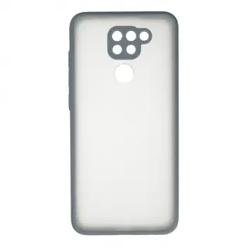 Xiaomi Redmi Note 9 Kılıf Montreal Silikon Kapak - Gri